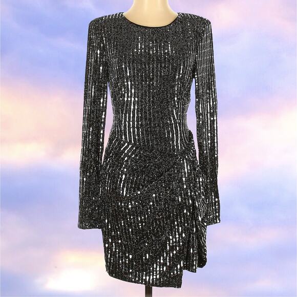 ASTR the label sparkle party cocktail dress size xsmall REVOLVE - Picture 1 of 12